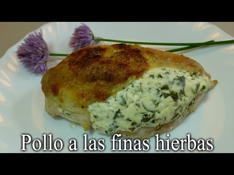 Pollo a las finas hierbas - Receta casera fácil y barata