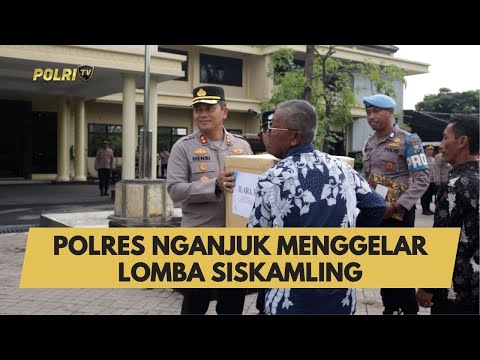 POLRES NGANJUK MENGGELAR LOMBA SISKAMLING