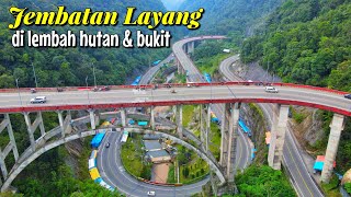 Download lagu Jembatan Layang Terindah di Indonesia - Kelok 9 | Drone View mp3
