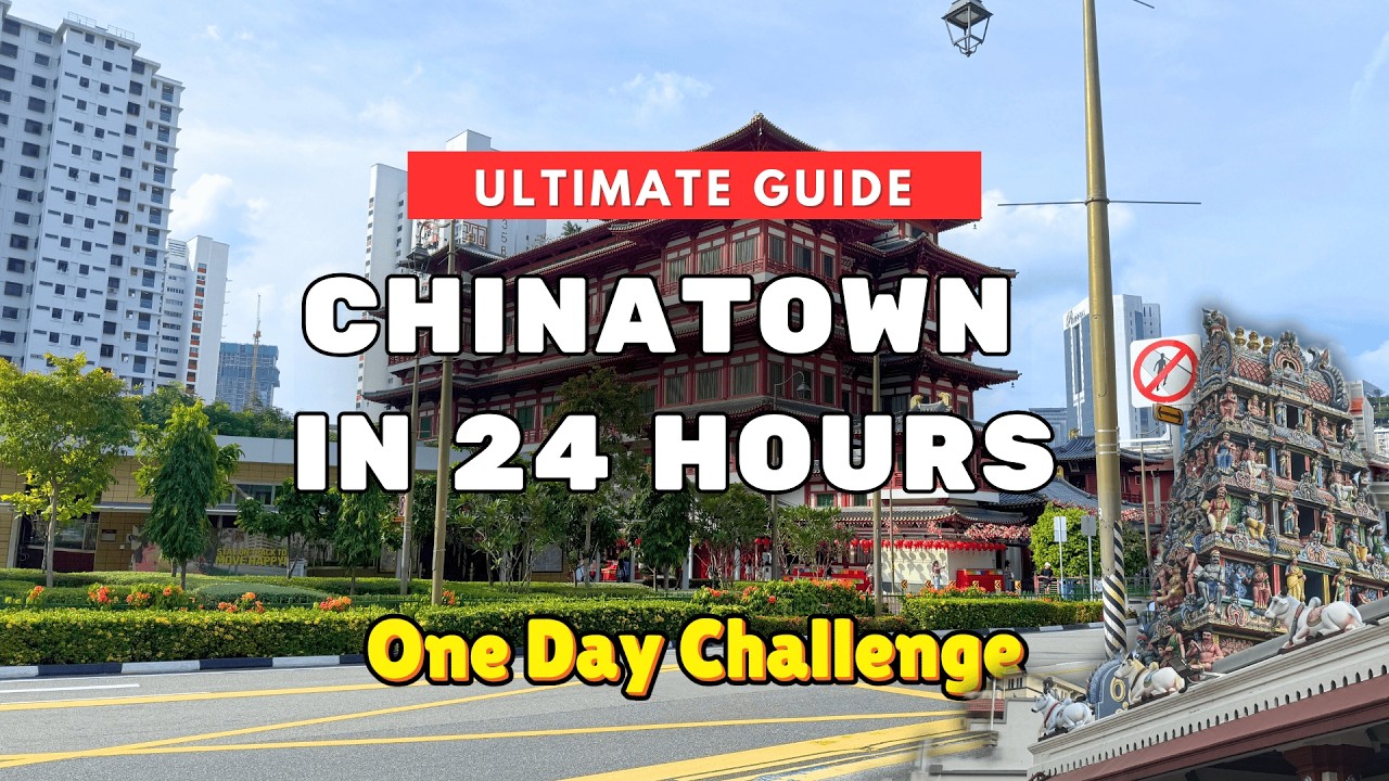 Explore Singapore's vibrant Chinatown a full day of must-do's must-eats and must-sees!