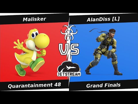 Quarantainment 48 Grand Finals - Malisker (Yoshi) Vs. AlanDiss [L] (Snake) Smash Ultimate - SSBU