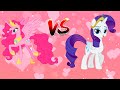 My Little Pony Transforms Into Grown Up Pinkie Pie Vs Rarity ️ Sweetponylife