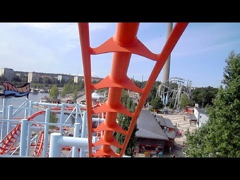 Banco dianteiro Trombi on-ride HD POV Parque de diversões Särkänniemi