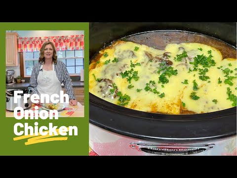 French Onion Chicken / Simple Slow Cooker Recipe