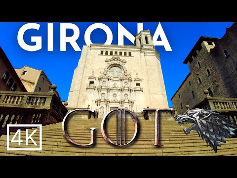 Girona Spain walking tour, Girona Game of Thrones scenes 4K