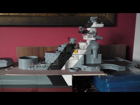 Hachette Bismarck SPEZIAL Part 5 - Die Lackierung des Gefechtsmastes!