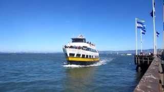 preview picture of video 'Oski Ferry Blue & Gold Fleet Pier 39 Fisherman's Wharf San Francisco California'