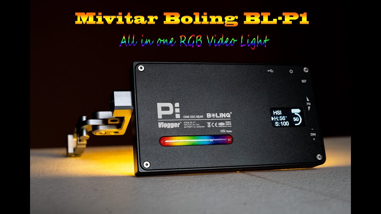 Светодиодный осветитель Boling BL-P1 Vlogger RGB 12W 2500-8500K