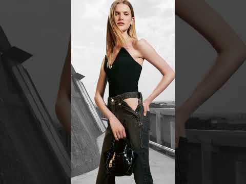 Coperni Resort 2024 Collection at Paris Fashion, model Mika Schneider and Sasha Rajasalu #shorts