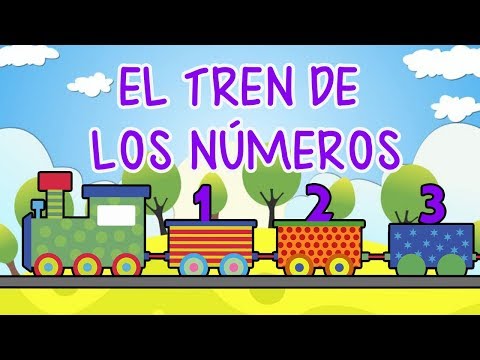 EL TREN DE LOS NÚMEROS - 1 AL 20 - CONTANDO DEL 1 AL 20 - En Español para Niños