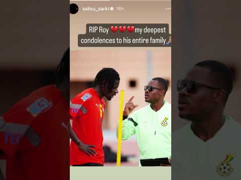 Black Stars players pay tribute to late fitness trainer Romeo Ricky Roy