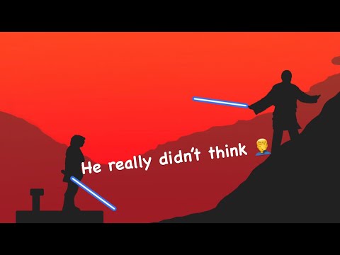 The Real Reason Why Anakin lost to Obi Wan on Mustafar..