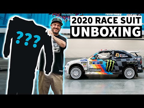 Ken Block Unboxing RARE (1 of 3) Race Suit! PLUS Race Shop Donuts in the Gymkhana Escort