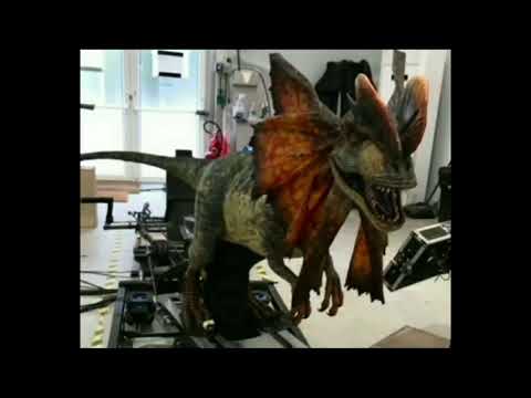 DILOPHOSAURUS ANIMATRONIC! #shorts
