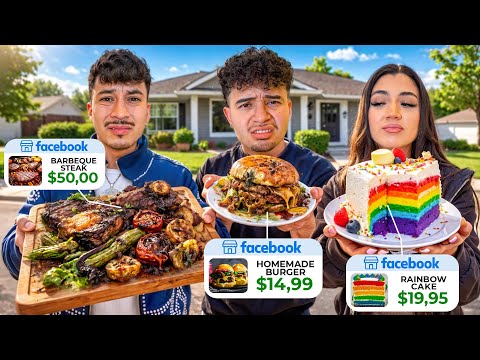 WE TRIED FACEBOOK MARKETPLACE MEALS!! *Unexpected*