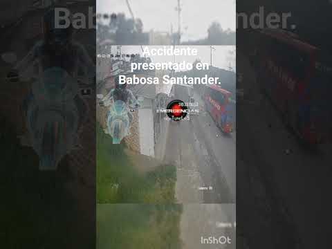 El pasado jueves se presentó un accidente en Barbosa Santander, dejando un muert@.