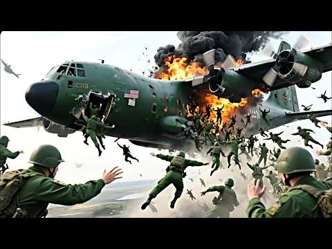 1 minutes ago: a US C-130 carrying 700 elite troops was destroyed by a Russian Sukhoi Su-57.