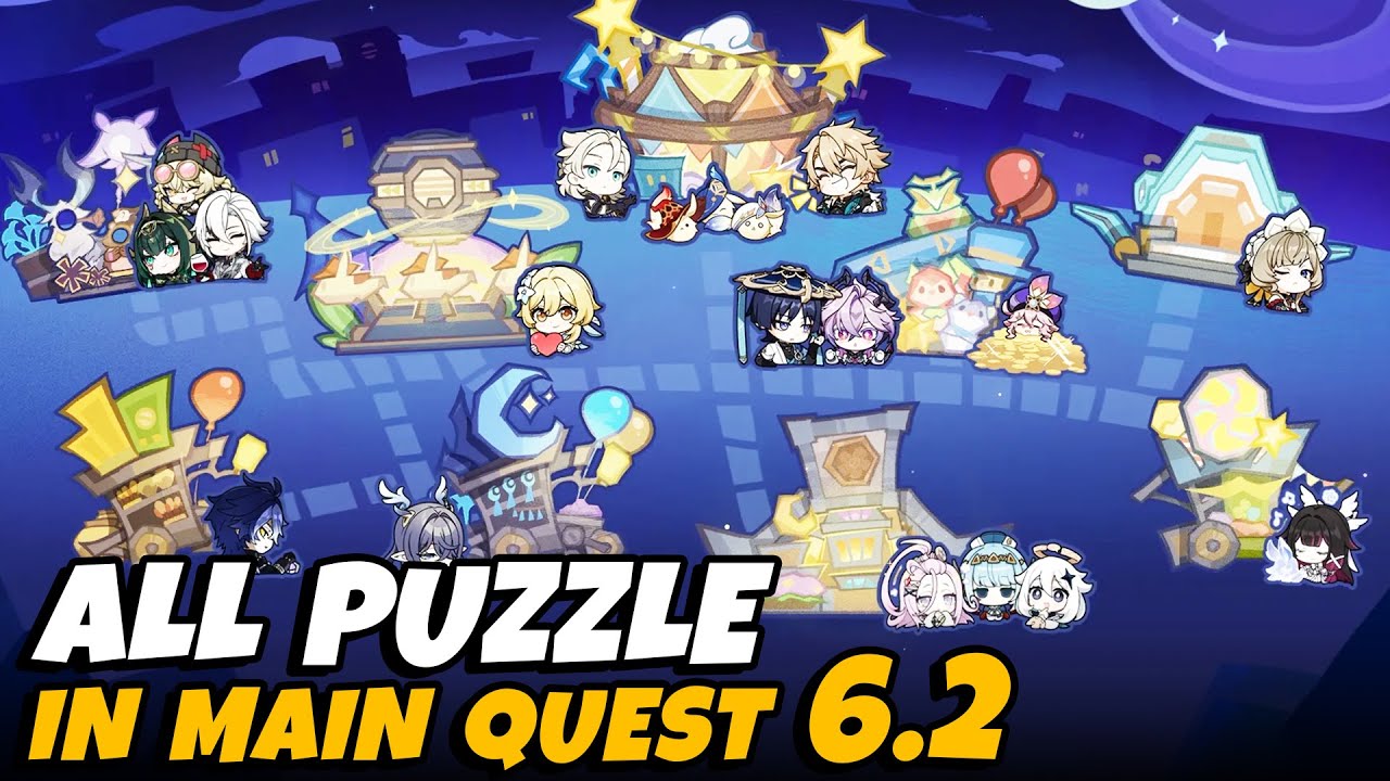 All Puzzle in A Nocturne of the Far North Archon Quest (Song of the Welkin Moon: Act V)