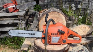 Testing Some Semi Big Vintage Saws Part 4. Husqvarna 254G & Homelite XL 800
