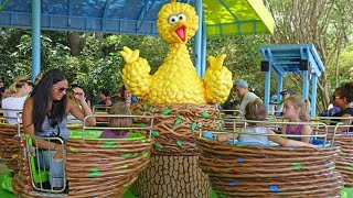 Big Bird's Twirl 'N' Whirl ride Sesame Street Seaworld Orlando