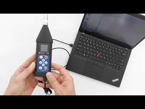 SVANTEK - Produktvideo - Konfiguration des Schallpegelmessers SV 973 am PC