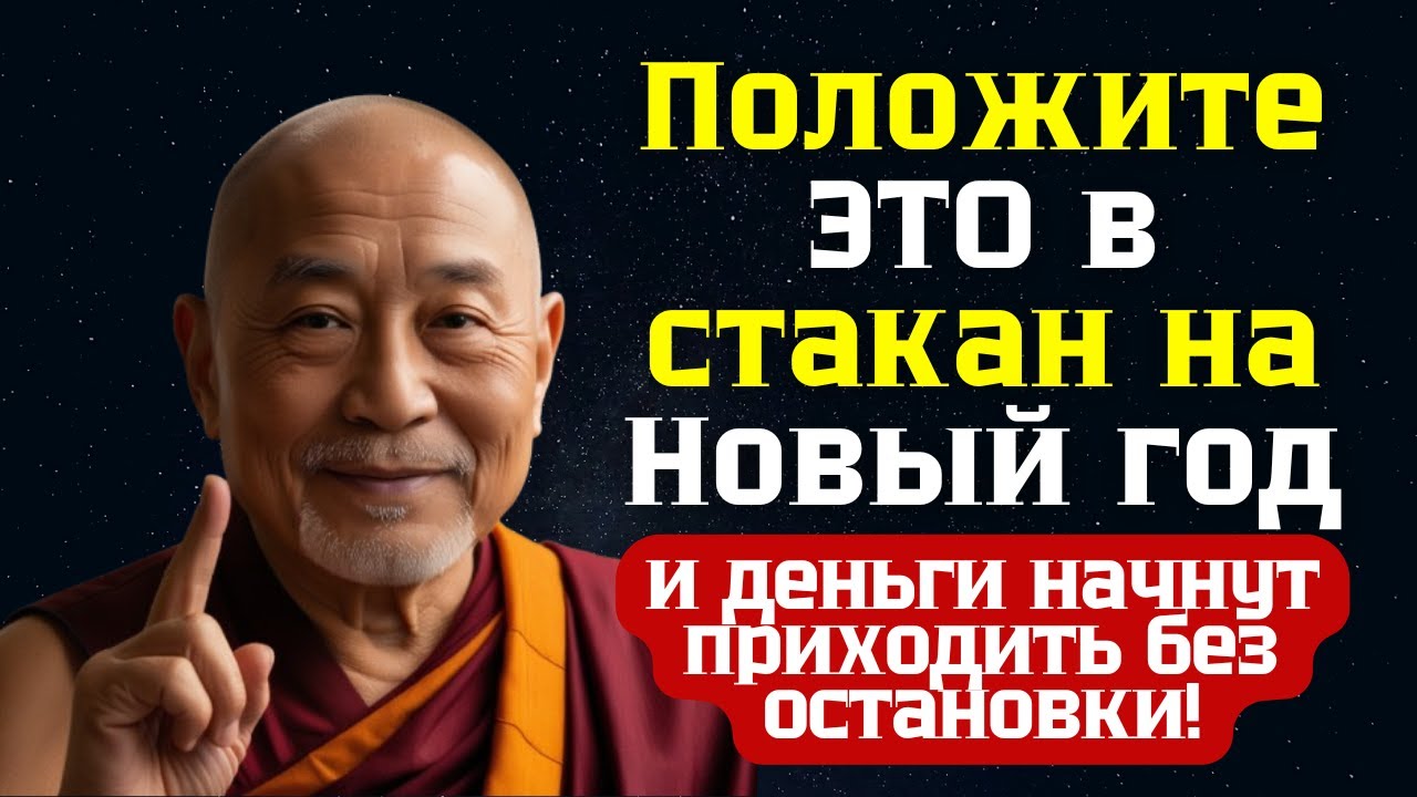 Положите ЭТО в стакан на Новый год, и деньги начнут приходить без остановки!