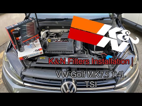 K&N Filters Installation | VW Golf MK7.5 1.4L TSI