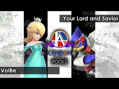 Smash 4: VolBe (Rosalina/Palutena) V Your Lord and Savior (Falco) - Ascendance 45 Tournament SSB4