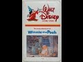 Opening And Closing To The Many Adventures Of Winnie The Pooh 1982 VHS