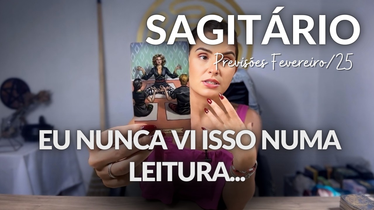 SAGITÁRIO ♐️: EU NUNCA VI ISSO NUMA LEITURA! SÓ COISAS BOAS! A ESPIRITUALIDADE TE APLAUDINDO DE PÉ