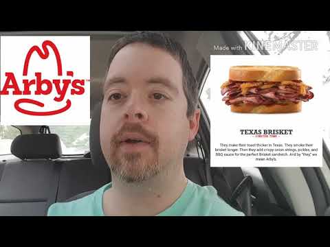 ARBY'S TEXAS BRISKET SANDWICH REVIEW