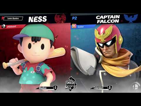 Smash @ Miz's WiFi Sub Tourney - Blueboy (Ness) vs. Gigglezz (Captain Falcon) Losers Quarters