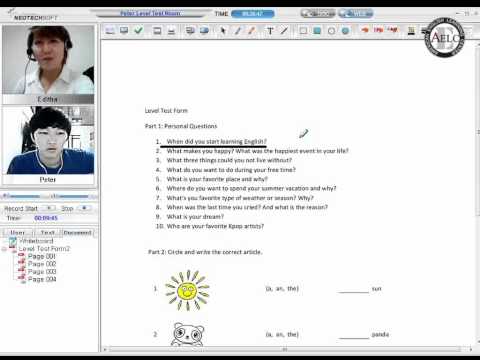 AELC 화상영어 step.1