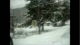 preview picture of video 'despues de la tormenta pero de nieve en cherokee n.c,, after snowstorm on cherokee n.c'