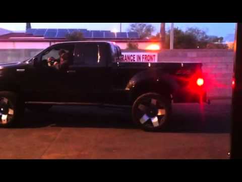F150 Procharged FX4 supercharger little burnout just to test it...