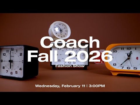 Coach Fall 2026 Runway