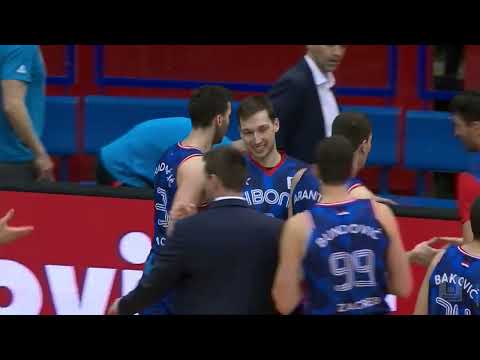 Radovčić drains the KEY 3-pointer and breaks his own record (Cibona - Crvena zvezda Meridianbet)