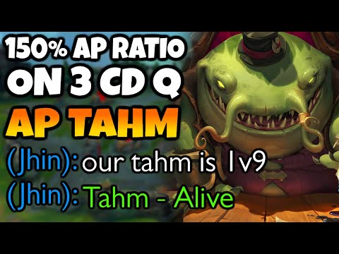 AP TAHM KENCH is SO INSANE (150% AP RATIO on 3 SECOND CD Q)
