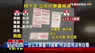 [討論] 柯文哲改革的蓋章文化