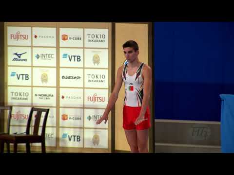 PESO Vasco (POR) M - 2019 Trampoline Worlds, Tokyo (JPN) - Qualification Tumbling R1