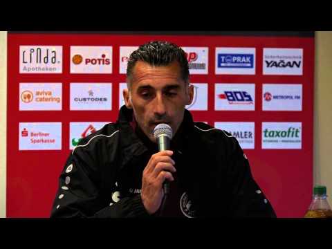 Berliner AK - BFC Dynamo,27.Spieltag, 2.5.2015,Pressekonferenz