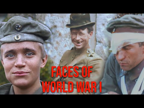 Faces of World War I in Color - Restored Footage