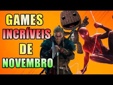 O MÊS DOS LANÇAMENTOS DOS GAMES CHEGOU ! PRINCIPAIS GAMES DE NOVEMBRO - SÓ TEM JOGO TOP
