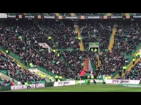 LIVERPOOL SPIRIT OF SHANKLY JOIN THE CELTIC GREEN BRIGADE ULTRAS