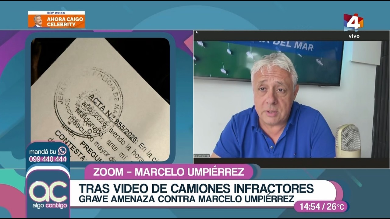 Something About You - Telenoche journalist receives death threats