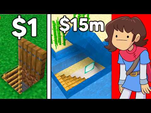 Ultimate Minecraft Base Challenge: $1 vs $15M!