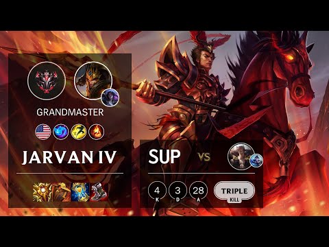 Jarvan IV Support vs Sett - NA Grandmaster Patch 11.6