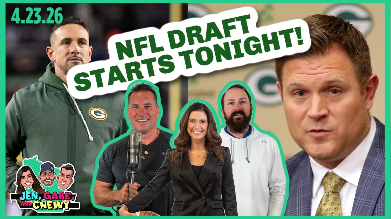 LIVE REACT: NFL Draft TONIGHT! | Will Packers Make BLOCKBUSTER Move into Round 1?!