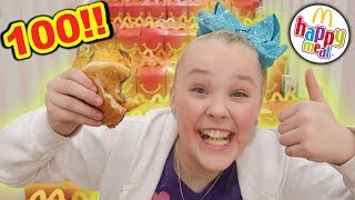 FILMING THE 100 HAPPY MEALS CHALLENGE!!!!