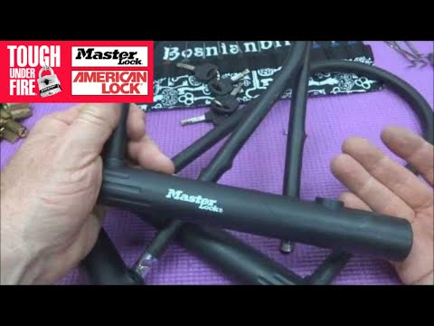 (352) Master Lock 8184D Disc Detainer Bike U-Lock